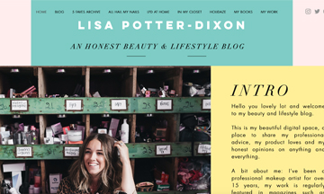 Lisa Potter-Dixon launches honest and beauty blog